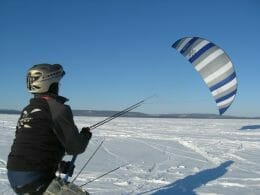 Initiation au kite ski