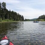 Descente en kayak sur la rivière York près de Gaspé