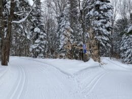 Pistes de ski de fond au centre les 4 Sommets