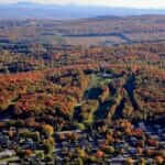 Vue aérienne du parc du Mont-Bellevue