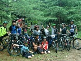 Vélo de montagne à l'école LaRoccaXC